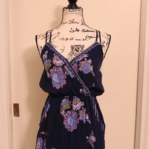 Navy Floral Sundress